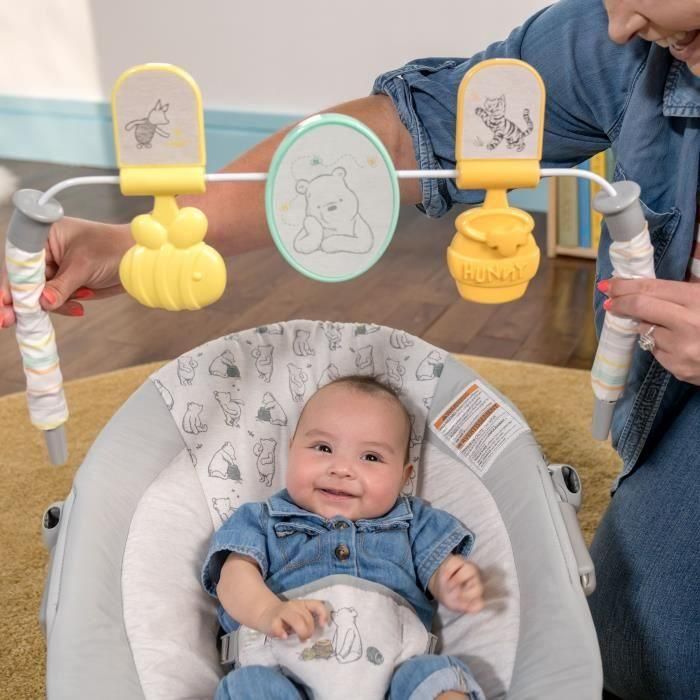 Hamaca para bebé - DISNEY BABY - WINNIE THE POOH - Arco con juguetes educativos extraíbles - Regulable de 0 a 6 meses 1 Hamaca para bebé - DISNEY BABY - WINNIE THE POOH - Arco con juguetes educativos extraíbles - Regulable de 0 a 6 meses 1