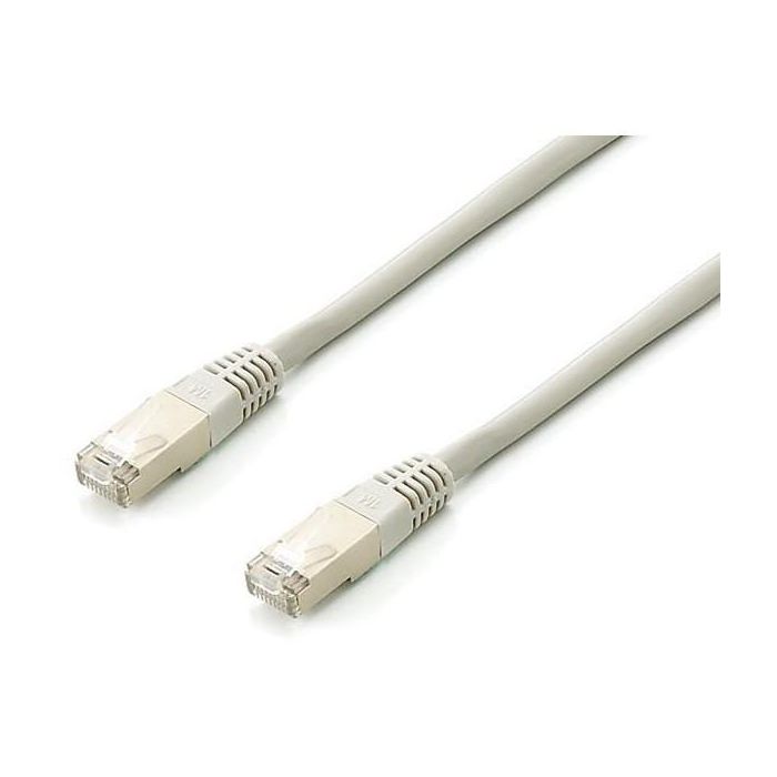 Equip 645607 Cable Patch Cat6A S/FTP (S-STP) 0.5m RJ-45 Gris - Pack de 10 cables de red blindados para 10 Gigabit Ethernet