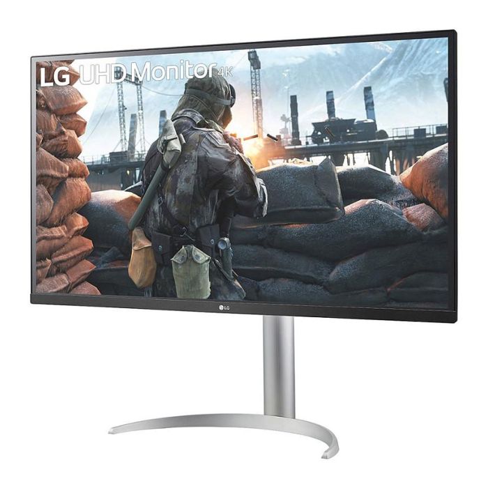 LG Monitor 27" 27BP55U-B 4K UHD, IPS, 5ms, HDR10, HDMI, DP, USB-C, Plata 1