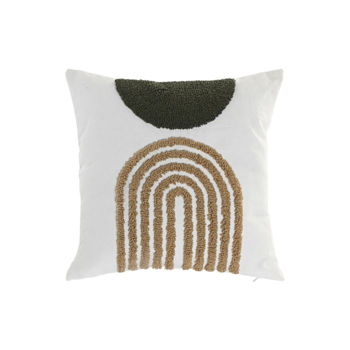 Cojin Urban DKD Home Decor Blanco Marron 45 x 45 cm (2 Unidades) 0 Cojin Urban DKD Home Decor Blanco Marron 45 x 45 cm (2 Unidades) 0
