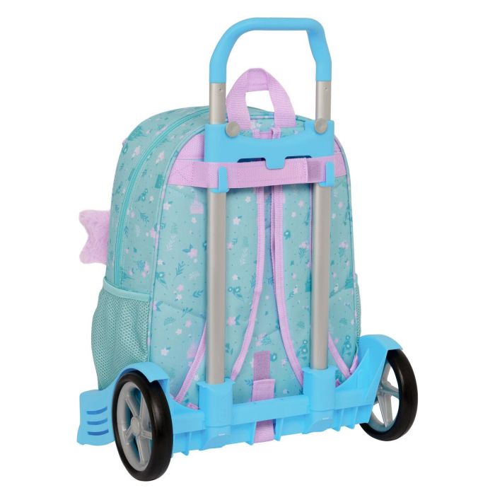 Mochila Escolar con Ruedas Frozen Hello spring Azul 33 x 42 x 14 cm 1