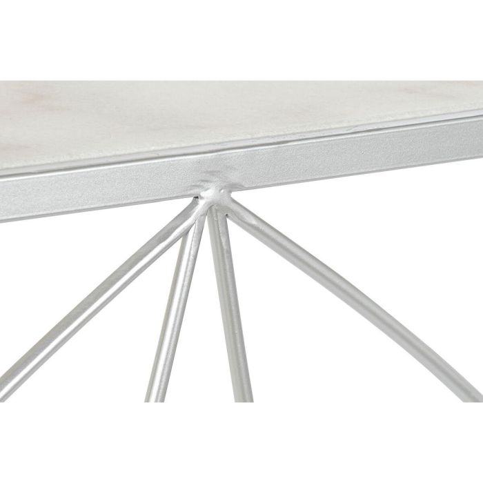 Consola Chic DKD Home Decor Plateado Blanco 33 x 78 x 100 cm 3