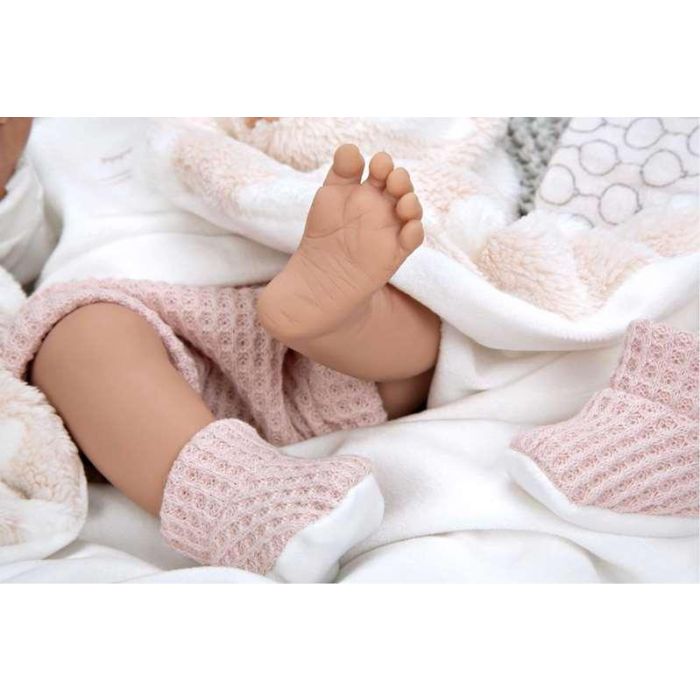 Muñeca elegance 38 cm aria rosa c/ manta (muñeco de peso) (cuerpo vinyl, sexo niña) 24 Muñeca elegance 38 cm aria rosa c/ manta (muñeco de peso) (cuerpo vinyl, sexo niña) 24