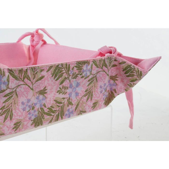 Cesta Shabby DKD Home Decor Verde Rosa 34 x 8 x 34 cm (6 Unidades) 2 Cesta Shabby DKD Home Decor Verde Rosa 34 x 8 x 34 cm (6 Unidades) 2