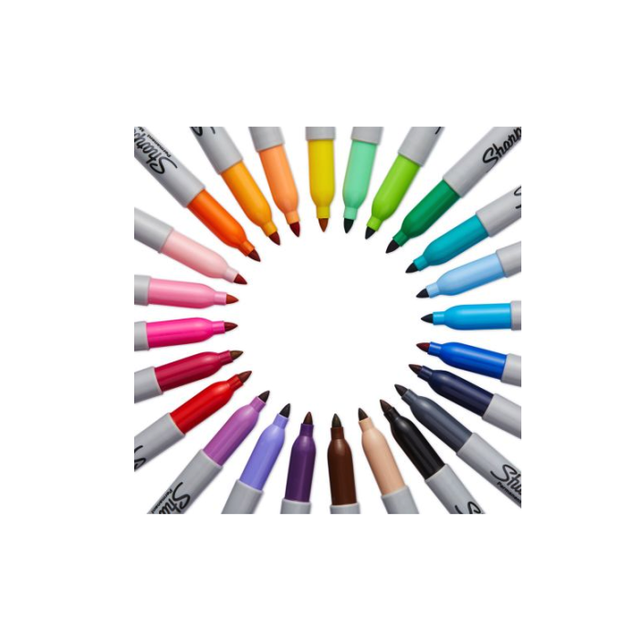 Rotulador Permanente Sharpie Fine Bolsa De 20 (Negro, Azul, Rojo, Verde, Naranja Claro, Naranja Oscuro, Lima, Amarillo, Magenta, Menta, Gris, Azul Marino, Azul Claro, Turquesa, Azul Medio, Melocotón, Rosa Fucsia, Frambuesa, Marrón, Morado) 3 Rotulador Permanente Sharpie Fine Bolsa De 20 (Negro, Azul, Rojo, Verde, Naranja Claro, Naranja Oscuro, Lima, Amarillo, Magenta, Menta, Gris, Azul Marino, Azul Claro, Turquesa, Azul Medio, Melocotón, Rosa Fucsia, Frambuesa, Marrón, Morado) 3