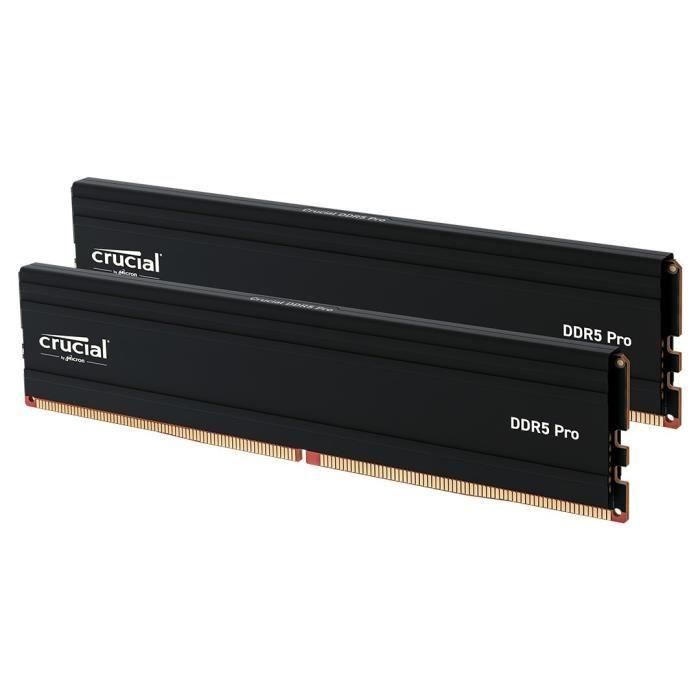 Memoria RAM - CRUCIAL - PRO DDR5 - 48GB (2x24GB) - DDR5-6000 - UDIMM CL48 (CP2K24G60C48U5) Memoria RAM - CRUCIAL - PRO DDR5 - 48GB (2x24GB) - DDR5-6000 - UDIMM CL48 (CP2K24G60C48U5)