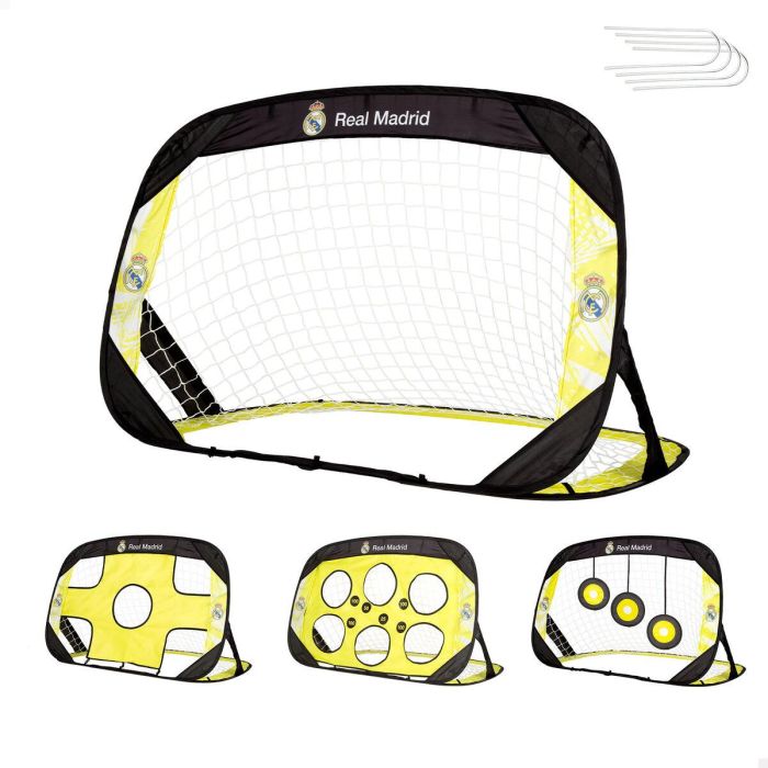 Portería de Fútbol Real Madrid C.F. 120 x 80 x 80 cm