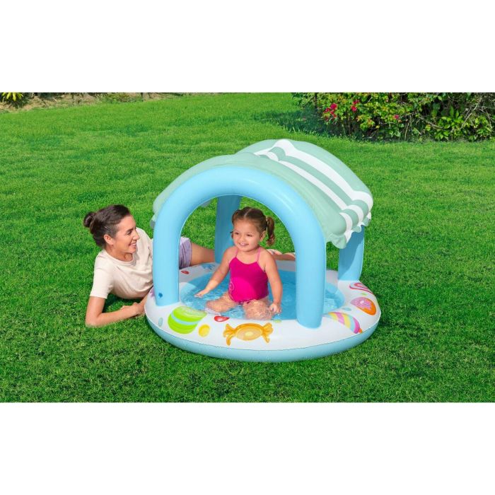 Bestway Piscina Hinchable Infantil Aro Tienda de Helados 104x84 cm +2 Años Jardin 52638 19