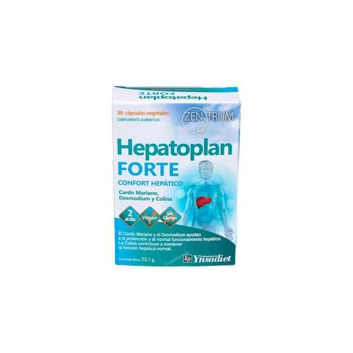 YNSADIET Hepatoplan Forte 30 Cápsulas: Confort Hepático con Cardo Mariano, Colina y Ácido Alfa Lipoico