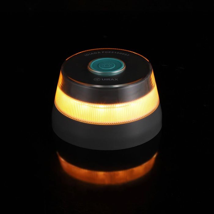 Uirax Baliza V16 Homologada Geolocalizable DGT 3.0 IoT Luz Visible 360º Conectada Emergencia Coche 2