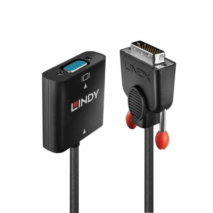 Adaptador DVI-D a VGA LINDY 38189 Negro