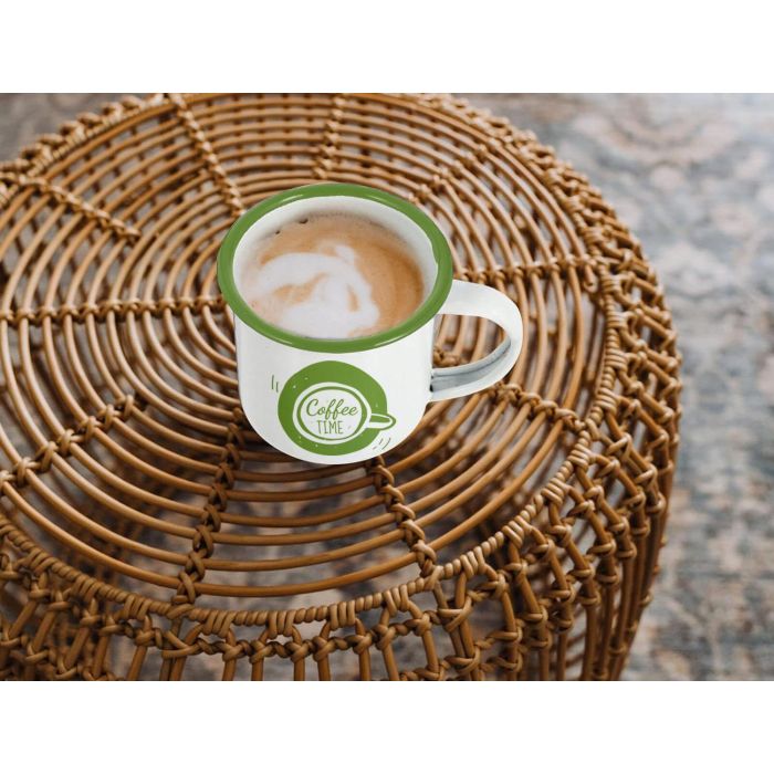 Mug esmaltada blanca con frases 150 ml - Privilege (24 Unidades) 4 Mug esmaltada blanca con frases 150 ml - Privilege (24 Unidades) 4