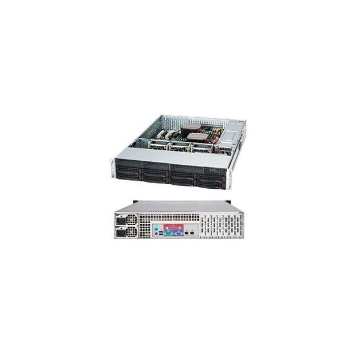 Supermicro CSE-825TQC-R802LPB Servidor 2HE