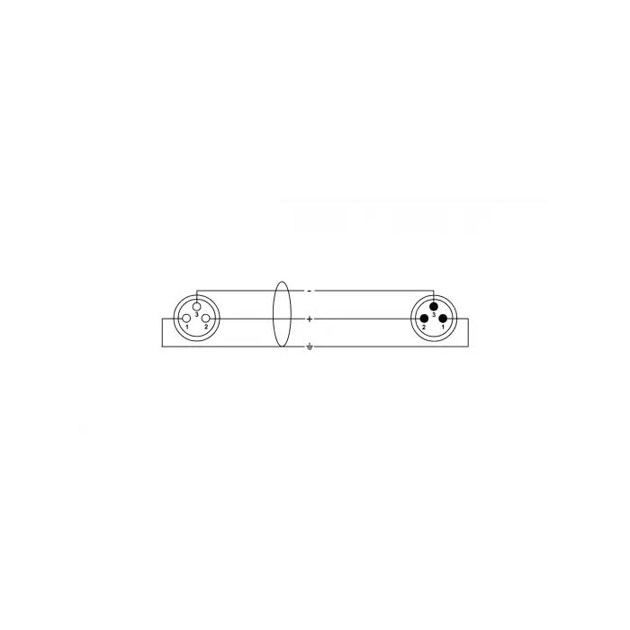 Cordial Cable de Micrófono XLR de 6m 1