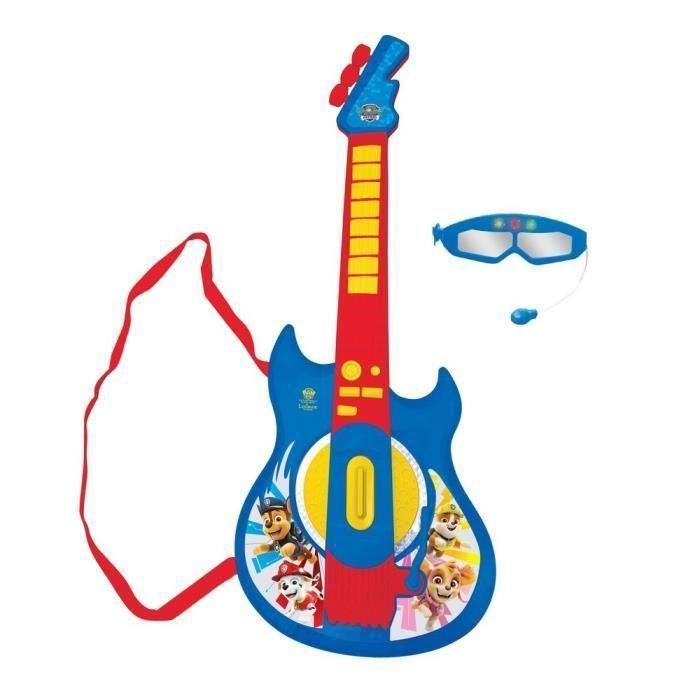 PAT PATROUILLE - Guitarra electrónica iluminada 59cm - Gafas y micrófono 4 PAT PATROUILLE - Guitarra electrónica iluminada 59cm - Gafas y micrófono 4