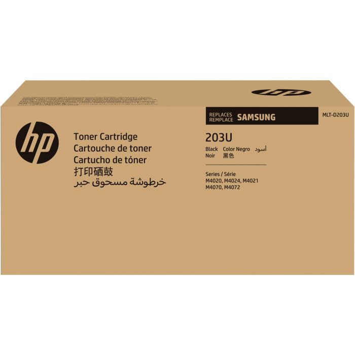 HP MLT-D203U Cartucho de Tóner Negro Original Ultra Alto Rendimiento. Para Impresoras Samsung: Texto Nítido y Gráficos Profesionales.
