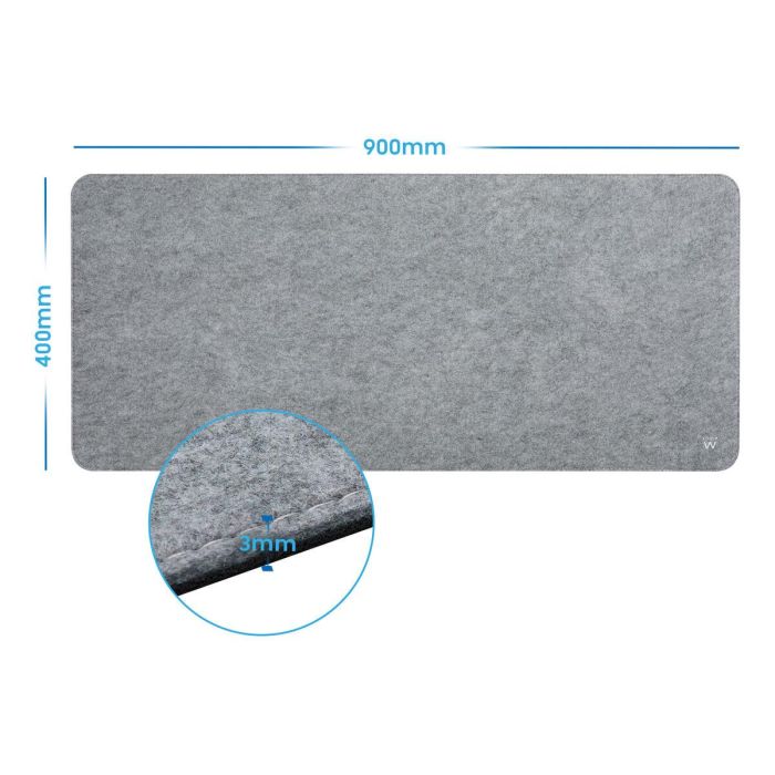 Ewent Alfombrilla Ew3185 Fieltro Antideslizante 900x400x3 mm para Ratón Óptico y Láser 2 Ewent Alfombrilla Ew3185 Fieltro Antideslizante 900x400x3 mm para Ratón Óptico y Láser 2