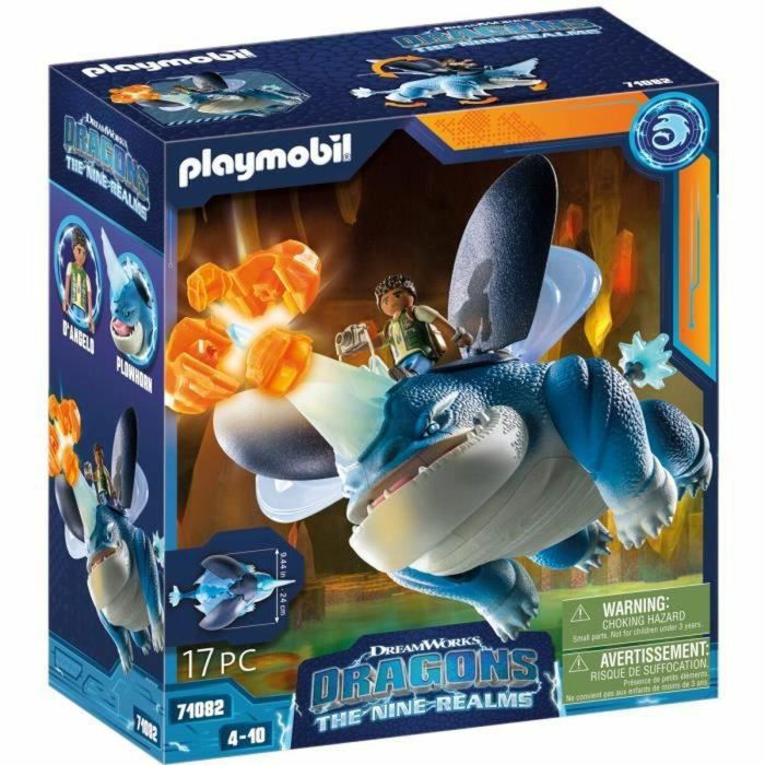 Playmobil Dragones: Nine Realms - Plowhorn & D'Angelo