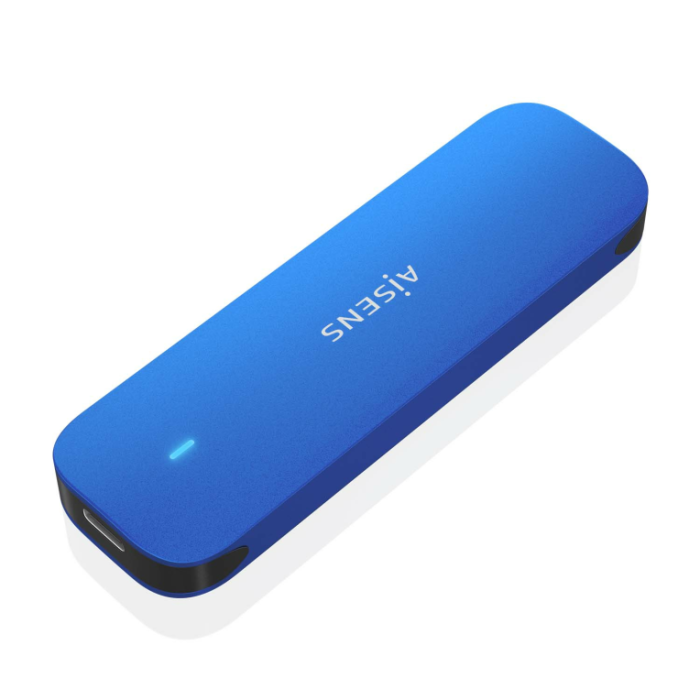 Caja Externa para Disco SSD M.2 NVMe Aisens ASM2-026BLU/ USB 3.2/ Sin tornillos Caja Externa para Disco SSD M.2 NVMe Aisens ASM2-026BLU/ USB 3.2/ Sin tornillos