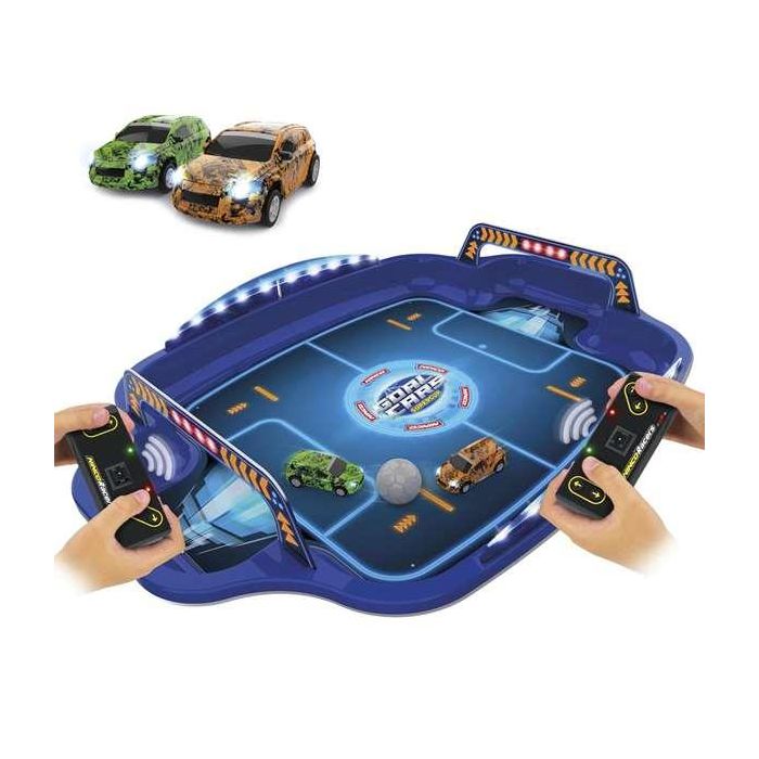 Estadio con coches radio control goal cars supercup ¡combina la conducción con técnicas de fútbol! incluye 2 vehículos con luces 50x70 cm Estadio con coches radio control goal cars supercup ¡combina la conducción con técnicas de fútbol! incluye 2 vehículos con luces 50x70 cm