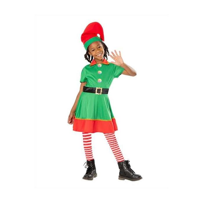 Disfraz elfo girl inf 5-6 años/ 110-116cm Disfraz elfo girl inf 5-6 años/ 110-116cm