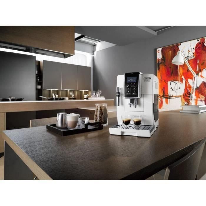 DELONGHI ECAM 350.35.W Molinillo espresso DINAMICA Screen 4 recetas - Blanco 2 DELONGHI ECAM 350.35.W Molinillo espresso DINAMICA Screen 4 recetas - Blanco 2