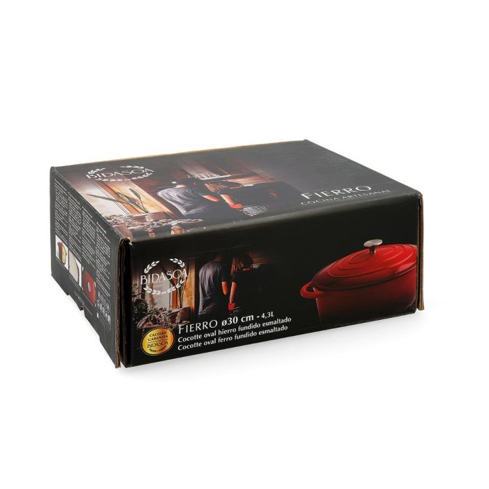 Cocotte Hierro Fundido Esmaltado Fierro Bidasoa 30x23, 4,3 L 4 Cocotte Hierro Fundido Esmaltado Fierro Bidasoa 30x23, 4,3 L 4