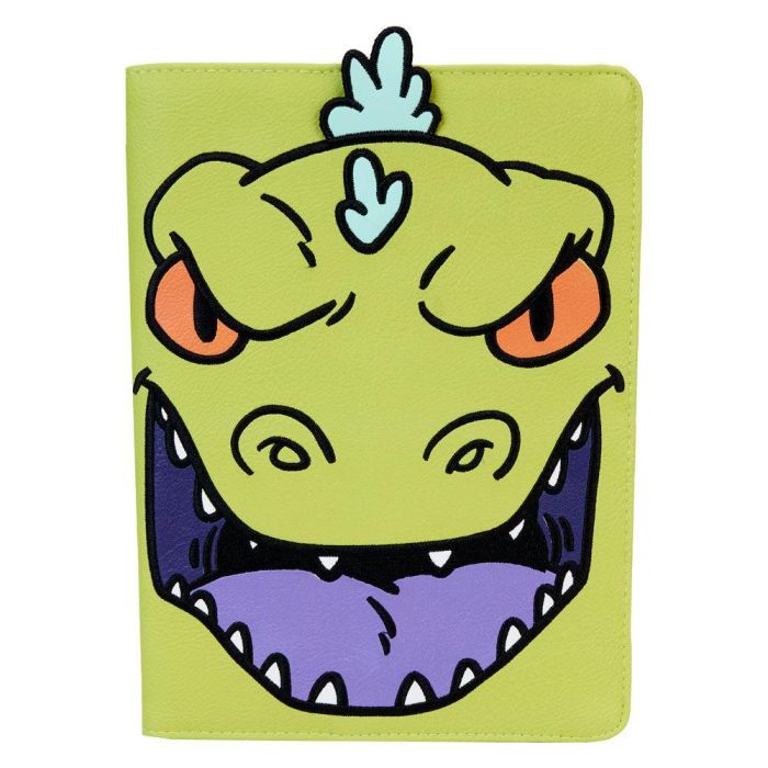 Loungefly Cuaderno Reptar Rugrats piel vegana 150 páginas rayadas con bolsillo y marcapáginas 21,87x16,25cm