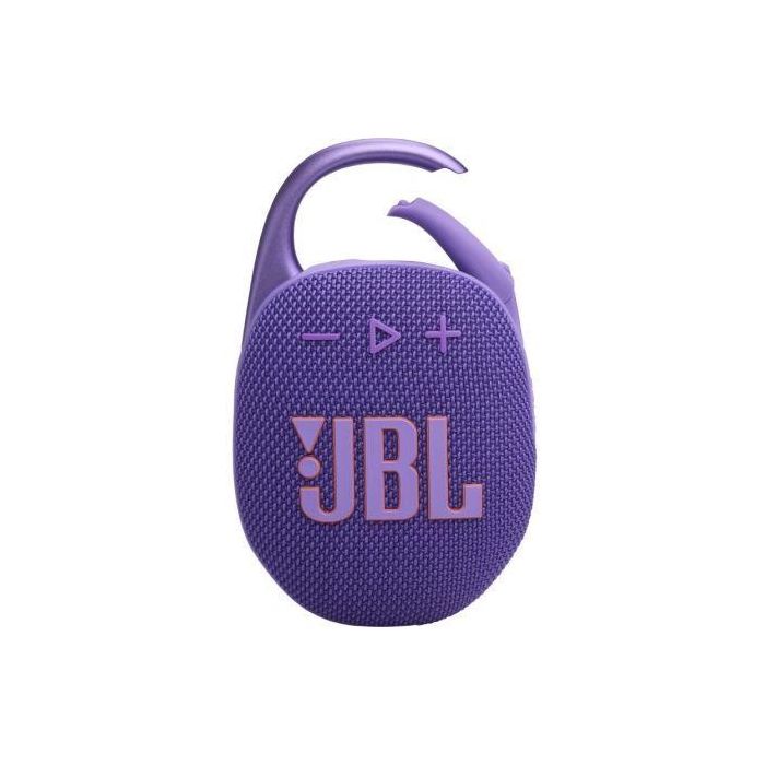 Altavoz con Bluetooth JBL Clip 5/ 7W/ 1.0/ Púrpura 1 Altavoz con Bluetooth JBL Clip 5/ 7W/ 1.0/ Púrpura 1