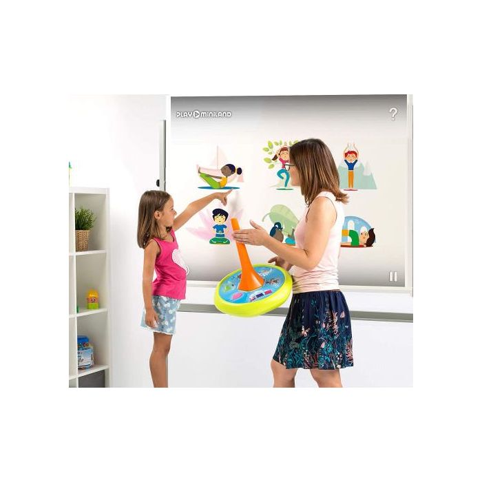 Miniland Juego Didactico Mindfulness con Peonza Gigante y Guia de Ejercicios 4