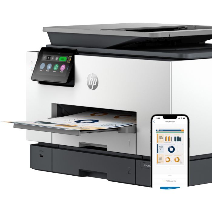 HP OfficeJet Pro 9130b Impresora Multifunción Tinta 4 en 1 A4 LAN WLAN Duplex Automático 2