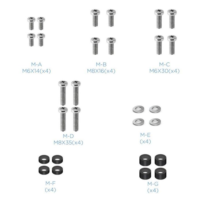TOQQ SOPORTE SUELO "MIRROR" PARA PANTALLAS 32"-85" 8
