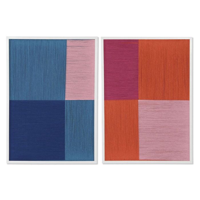 Cuadro Urban DKD Home Decor Azul Naranja 2.5 x 70 x 50 cm (2 Unidades) Cuadro Urban DKD Home Decor Azul Naranja 2.5 x 70 x 50 cm (2 Unidades)