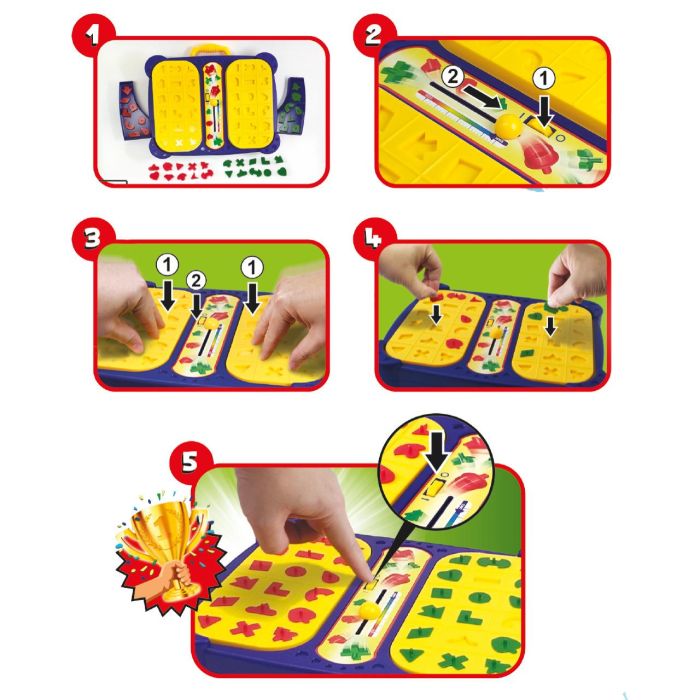 Tachan Geometrix Juego de mesa de agilidad, precisión y velocidad para 2 personas. Recomendado para mayores de 3 años. 4 Tachan Geometrix Juego de mesa de agilidad, precisión y velocidad para 2 personas. Recomendado para mayores de 3 años. 4