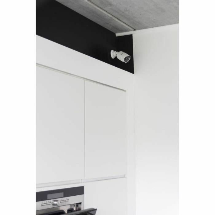 Chacon CHA5411478344940 Cámara Ficticia de Seguridad, Aluminio, LED Azul, Blanco 3