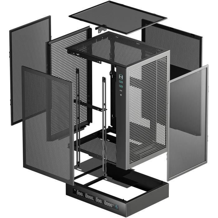 Minitorre digital DEEPCOOL CH170 sin fuente de alimentación - Formato M-ITX - Negro 4 Minitorre digital DEEPCOOL CH170 sin fuente de alimentación - Formato M-ITX - Negro 4