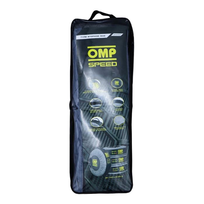 Omp Speed Juego De 4 Fundas Universales Para Almacenamiento Y Transporte De Neumáticos Con Bolsillo Y Protección Delantera OMPS18050012 7 Omp Speed Juego De 4 Fundas Universales Para Almacenamiento Y Transporte De Neumáticos Con Bolsillo Y Protección Delantera OMPS18050012 7