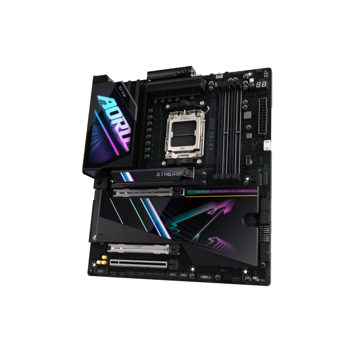 Placa Gigabyte X870E Aorus Xtreme Ai Top,Amd,Am5,X870E,4Ddr5,256Gb,2Usb4+Hdmi,4Sata3+2M.2,2Lan10Gb+Wifi7+Bt5.3,10Usb3.2,E-Atx 3