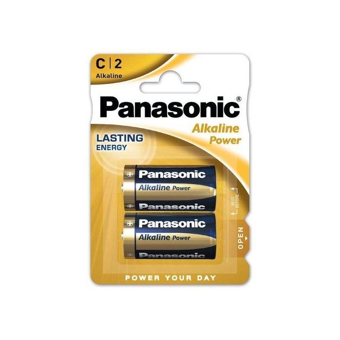 Panasonic Pila Alkalina Bronze C - LR14 1.5V Ø26.2x50mm (Blister 2 uds)