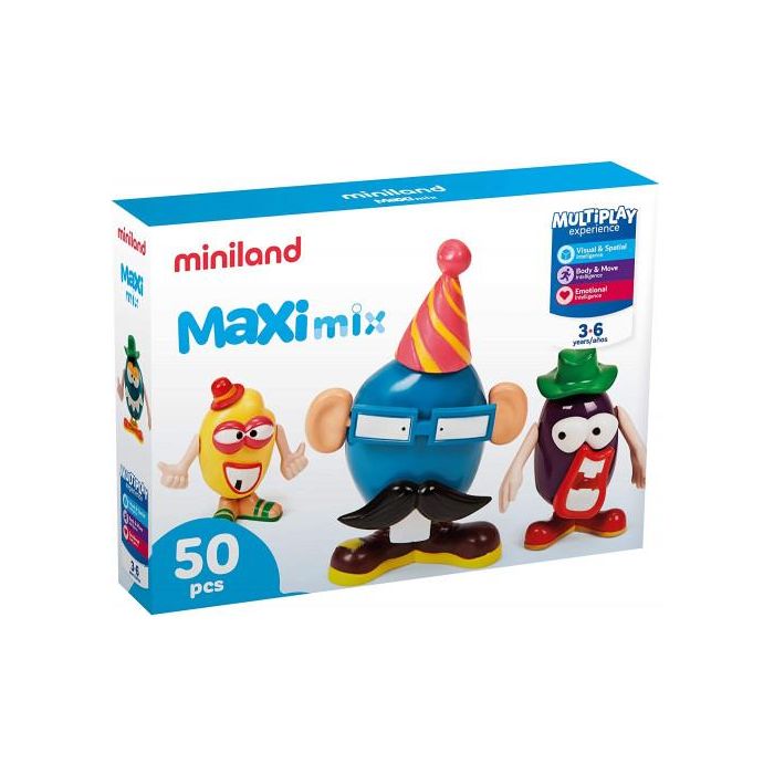 Miniland Juego Maximix 50 Piezas 97115 0 Miniland Juego Maximix 50 Piezas 97115 0