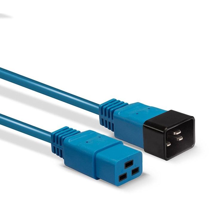 LINDY IEC-Netzverlängerung C19 auf C20 blau 2m extern bulk 2
