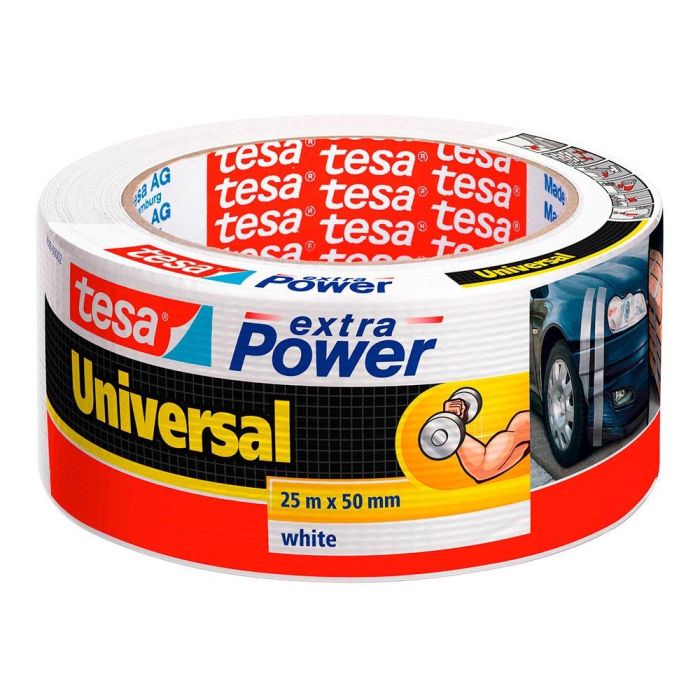 Tesa Cinta americana blanca extra power universal 25m x 50mm 56388 0 Tesa Cinta americana blanca extra power universal 25m x 50mm 56388 0