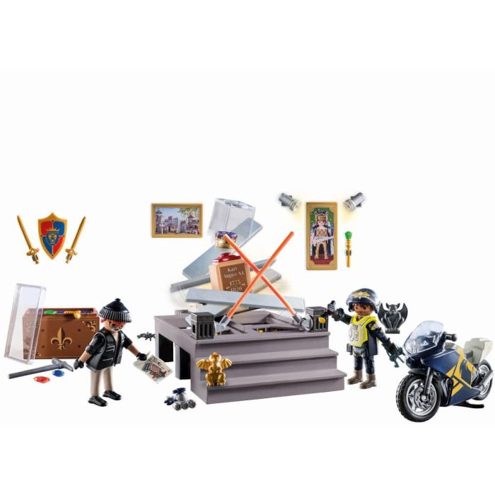 Playmobil Calendario Adviento Robo en el Museo, Diorama Navideño con Moto de Policía, para Niños +4 Años 1 Playmobil Calendario Adviento Robo en el Museo, Diorama Navideño con Moto de Policía, para Niños +4 Años 1