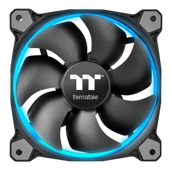 Thermaltake CL-F042-PL12SW-B Ventilador 120mm RGB (3-Pack) para PC, 800-1500 RPM, Iluminación LED, Bajo Ruido 3 Thermaltake CL-F042-PL12SW-B Ventilador 120mm RGB (3-Pack) para PC, 800-1500 RPM, Iluminación LED, Bajo Ruido 3