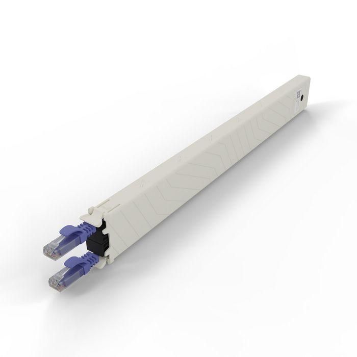 PATCHBOX patchbox.one Cassette de Cable UTP Cat.6a Modular para Rack 8RU, Violeta