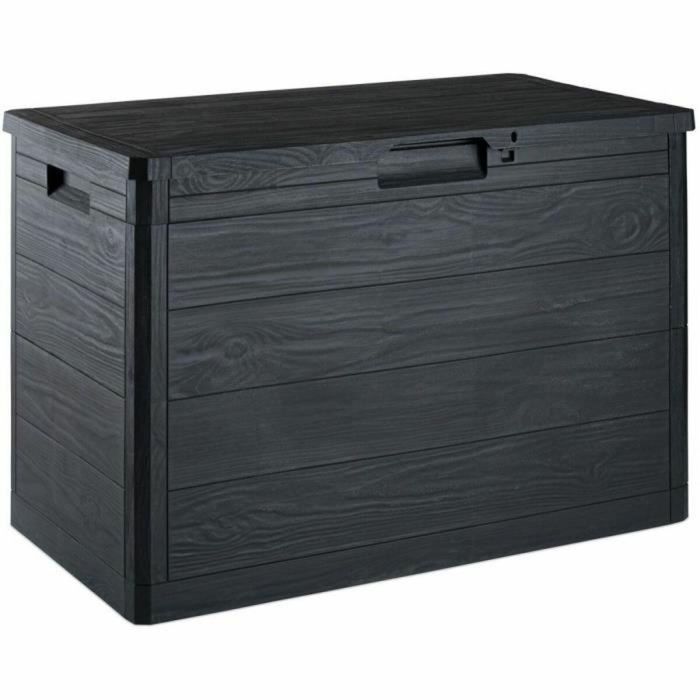 Toomax TOO8009371018630 Caja de Almacenamiento de Resina Woody's 160 Litros Gris 77,5x44,5x52,7 cm