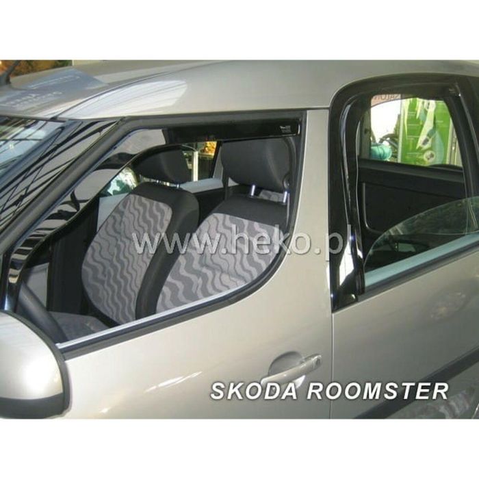 Heko HO28320 Deflectores Traseros de Ventanilla Skoda Roomster 5 Puertas 2006-2015 Plexiglás Transparente Ahumado 1