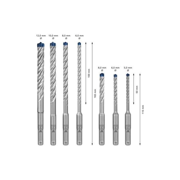 Bosch EXPERT Hammerbohrer SDS plus-7X 7tlg Set 1 Bosch EXPERT Hammerbohrer SDS plus-7X 7tlg Set 1