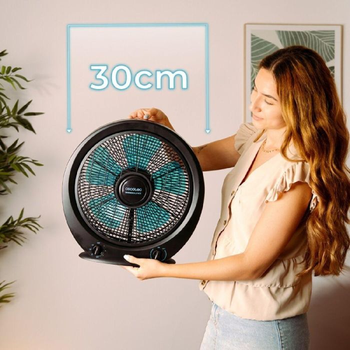 Cecotec EnergySilence 4500 Power Box Ventilador de Caja Negro 45W, 12 pulgadas, 3 Velocidades, Temporizador 1h, Rejilla Giratoria 1 Cecotec EnergySilence 4500 Power Box Ventilador de Caja Negro 45W, 12 pulgadas, 3 Velocidades, Temporizador 1h, Rejilla Giratoria 1