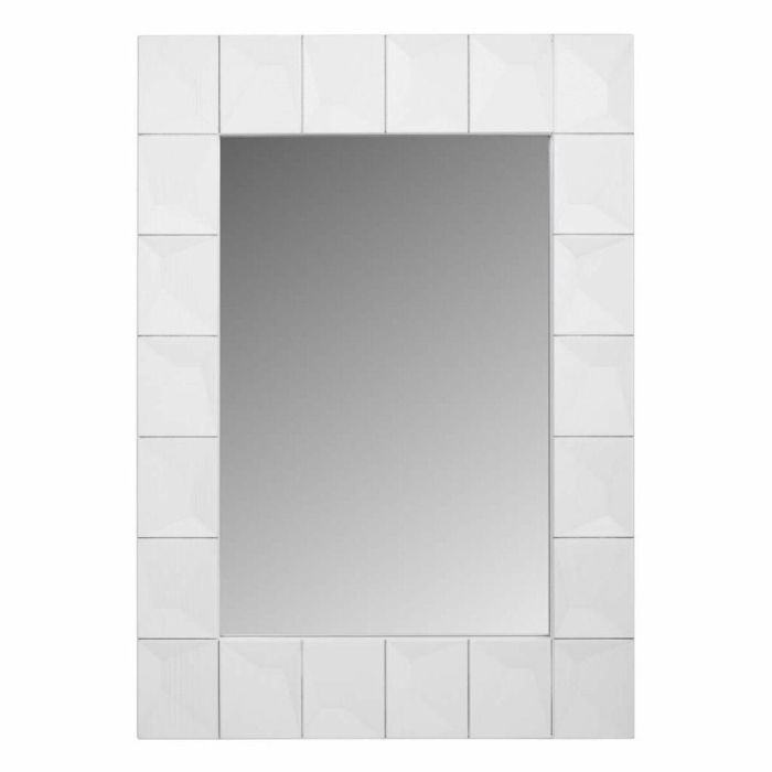 Espejo de pared Alexandra House Living Blanco 4 x 119 x 84 cm Rectangular